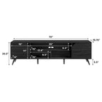 Mobile porta TV da 70 pollici Mid-Century Modern con contenitore