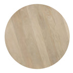 Tavolino rotondo in legno di mango con 3 gambe a pilastro - 45 cm