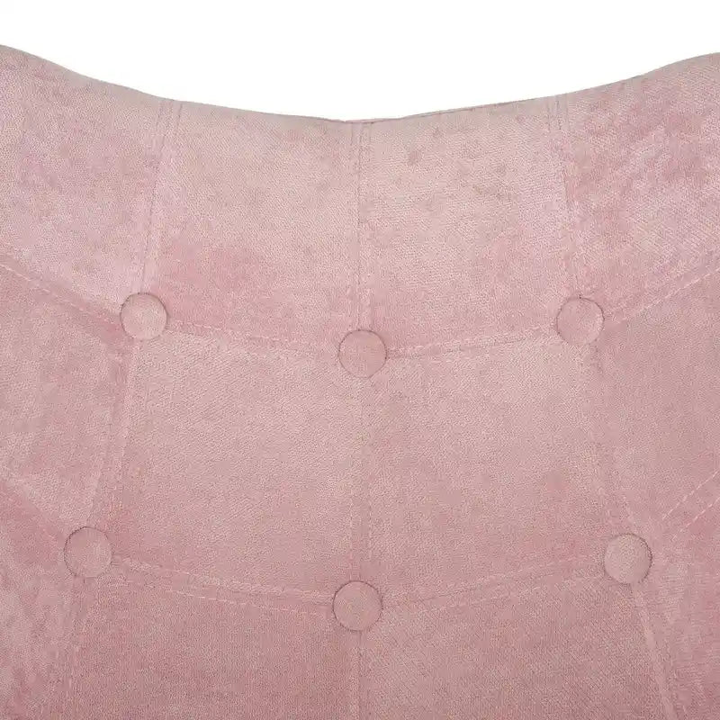 Poltrona a dondolo moderna per cameretta, rivestita in velluto - Poltrona accentata Mid-Century