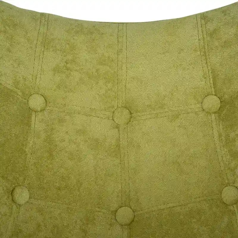 Poltrona a dondolo moderna per cameretta, rivestita in velluto - Poltrona accentata Mid-Century
