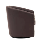 Poltroncina girevole a 360° con base in legno massello