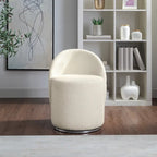 Sedia Girevole da Toilette con Altezza Regolabile