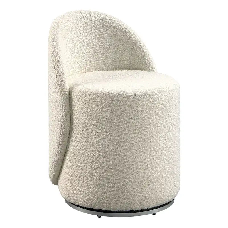 Sedia Girevole da Toilette con Altezza Regolabile