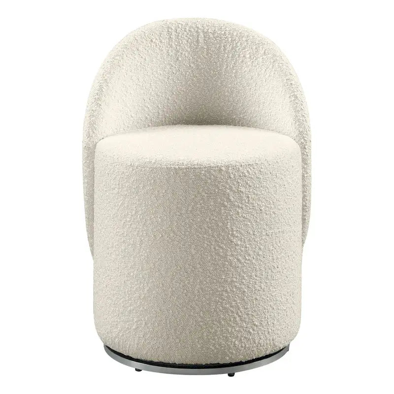 Sedia Girevole da Toilette con Altezza Regolabile