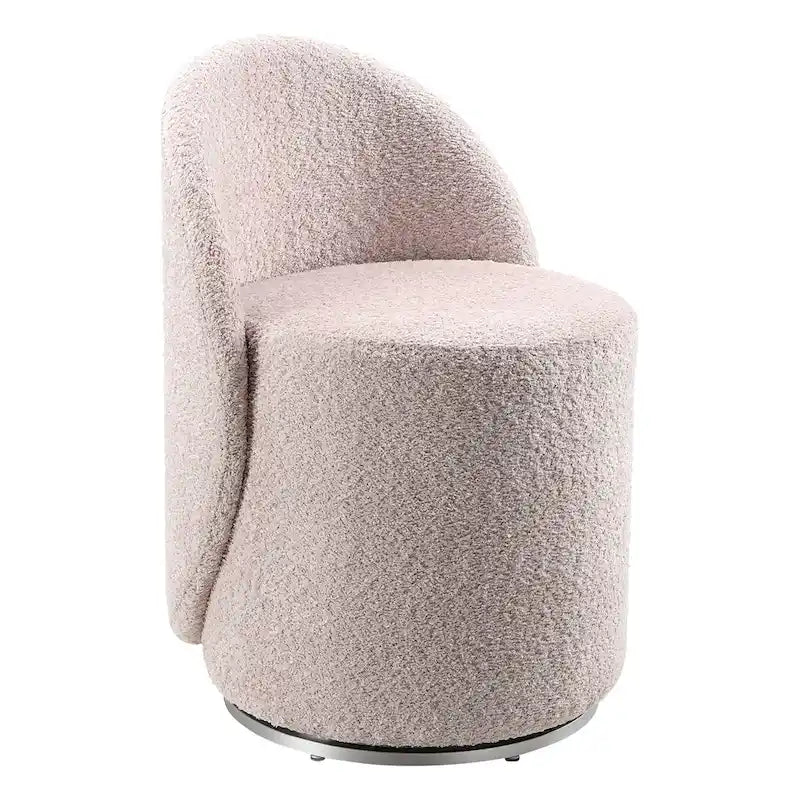 Sedia Girevole da Toilette con Altezza Regolabile