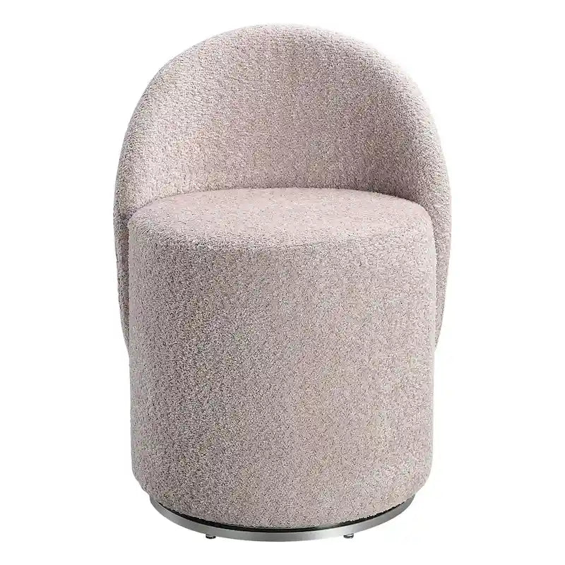 Sedia Girevole da Toilette con Altezza Regolabile