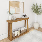 Consolle Classica Plank and Beam con Ripiano - 46