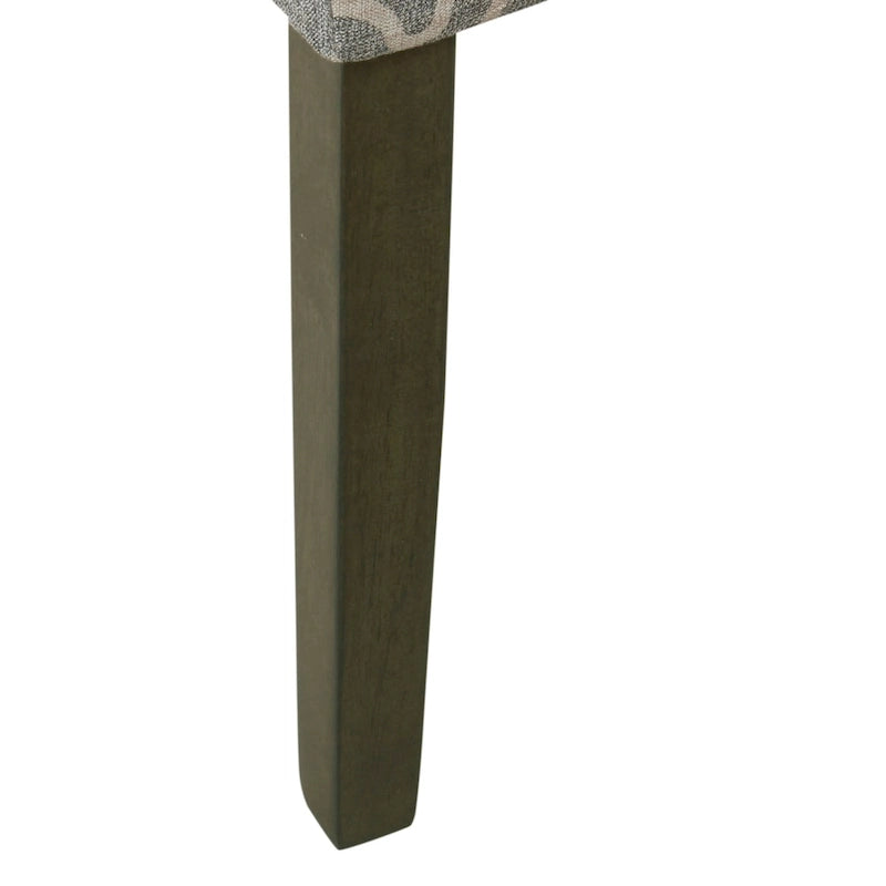 Set di 2 sedie da pranzo Parsons con motivo geometrico - Grigio cenere
