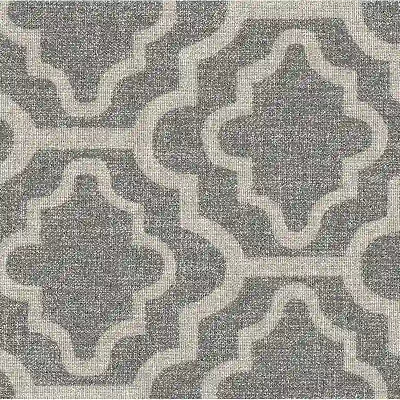 Set di 2 sedie da pranzo Parsons con motivo geometrico - Grigio cenere
