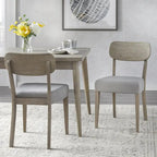 Set da pranzo da 5 pezzi con tavolo e 4 sedie imbottite