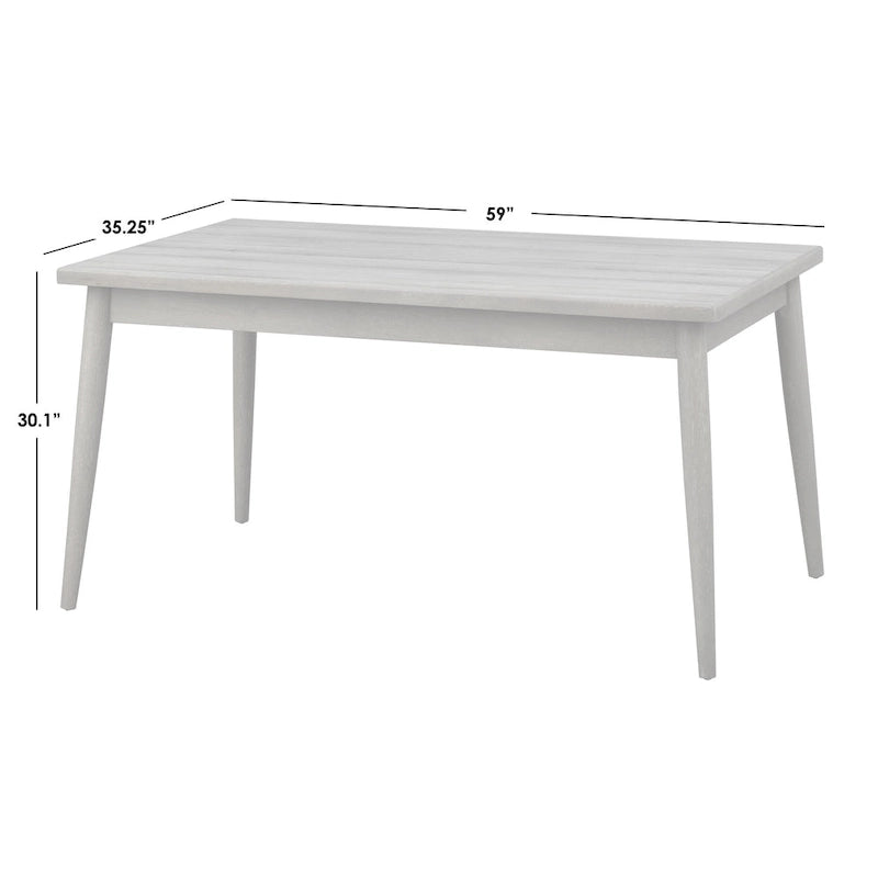 Set da pranzo da 5 pezzi con tavolo e 4 sedie imbottite