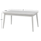 Set da pranzo da 5 pezzi con tavolo e 4 sedie imbottite