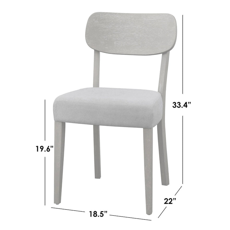 Set da pranzo da 5 pezzi con tavolo e 4 sedie imbottite