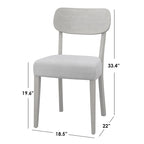 Set da pranzo da 5 pezzi con tavolo e 4 sedie imbottite