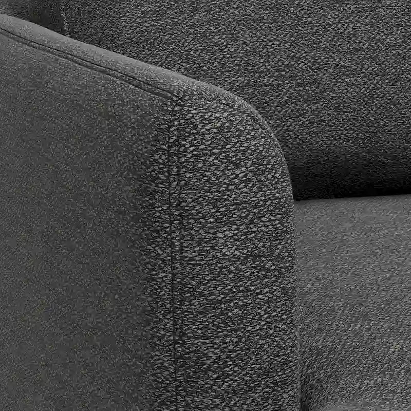 Divanetto a 2 posti moderno di metà secolo da 76 pollici