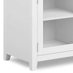 Credenza a buffet moderna in legno massello, larga 54 pollici, in mogano
