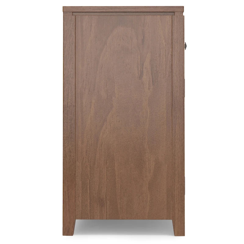 Credenza a buffet moderna in legno massello, larga 54 pollici, in mogano