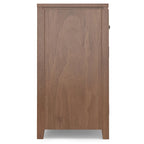Credenza a buffet moderna in legno massello, larga 54 pollici, in mogano