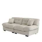 89 Divano Tufted a Forma di Nuvola