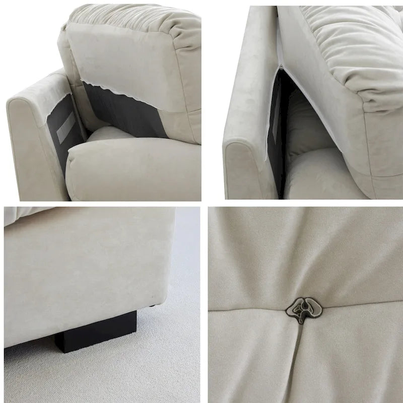 89 Divano Tufted a Forma di Nuvola