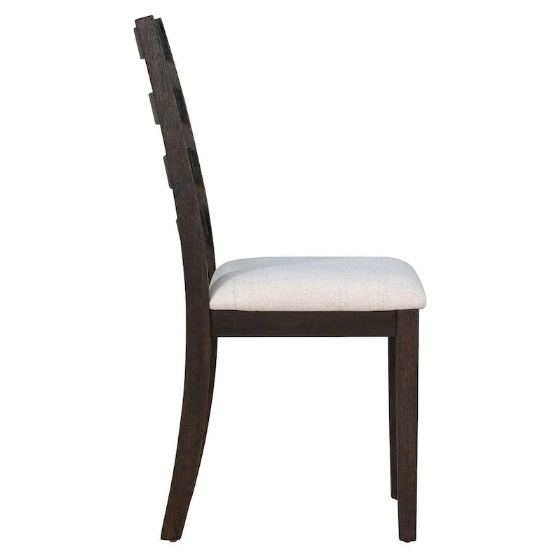 Set Sala da Pranzo 6 Pezzi con 4 Sedie e una Panca