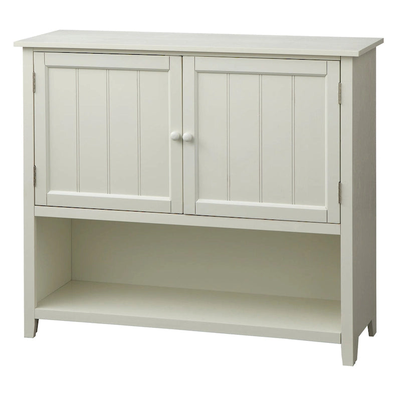 Credenza a 2 ante stile rustico con ripiani interni