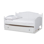 Letto singolo a capanna in stile rustico con rotelle estraibili