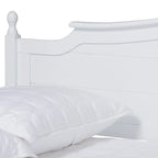 Letto singolo a capanna in stile rustico con rotelle estraibili