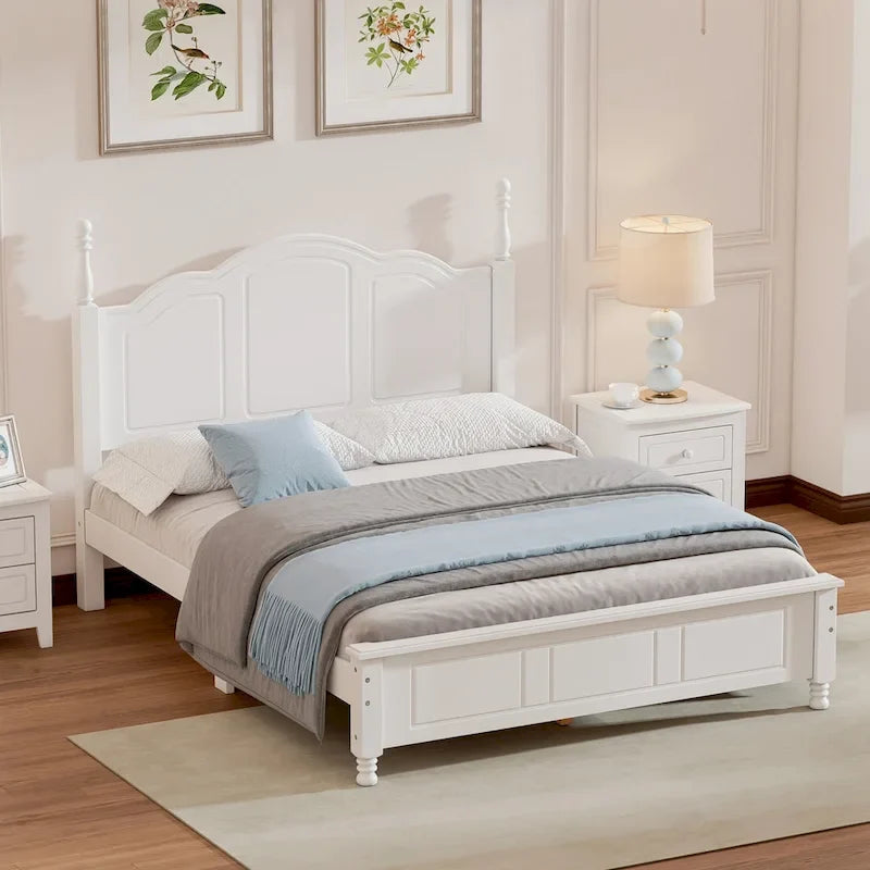 Struttura Letto a Piattaforma in Legno a Grandezza Naturale