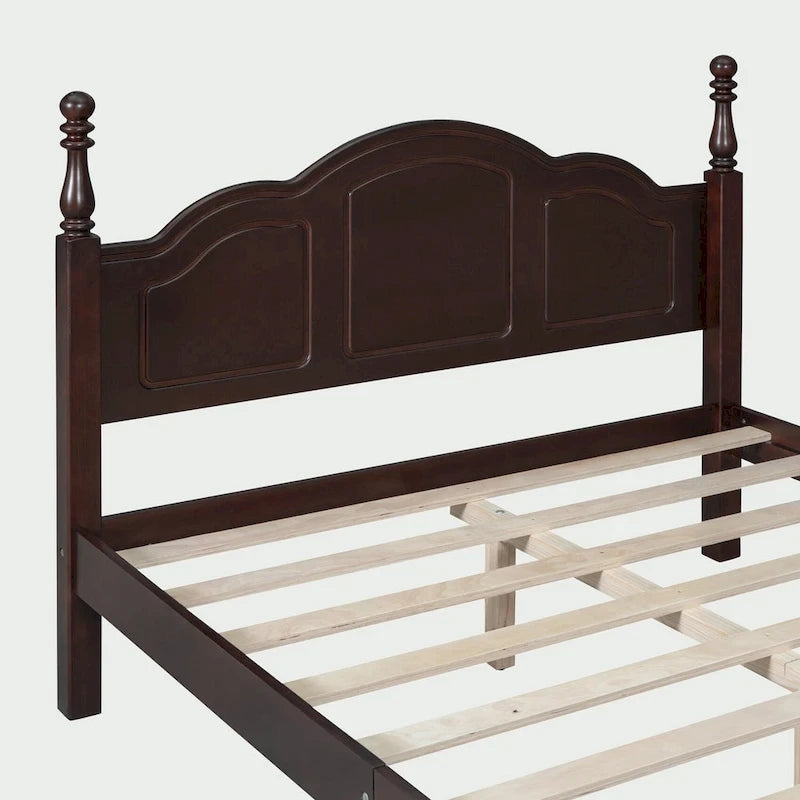 Struttura Letto a Piattaforma in Legno a Grandezza Naturale