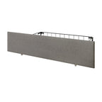 Letto imbottito Wingback con borchie cromate e cassetti contenitore