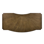Scrivania direzionale piccola Antique Toffee con vani contenitore