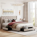 Letto Matrimoniale con Contenitore e 3 Cassetti