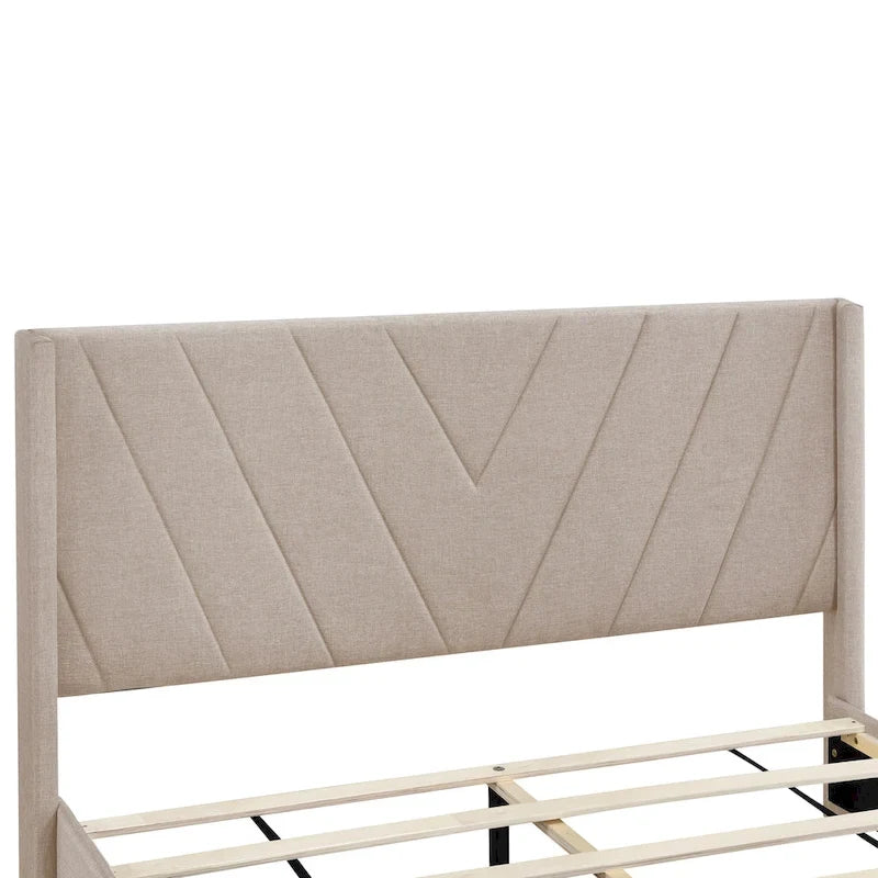 Letto Matrimoniale con Contenitore e 3 Cassetti