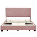 Letto Matrimoniale con Contenitore e 3 Cassetti