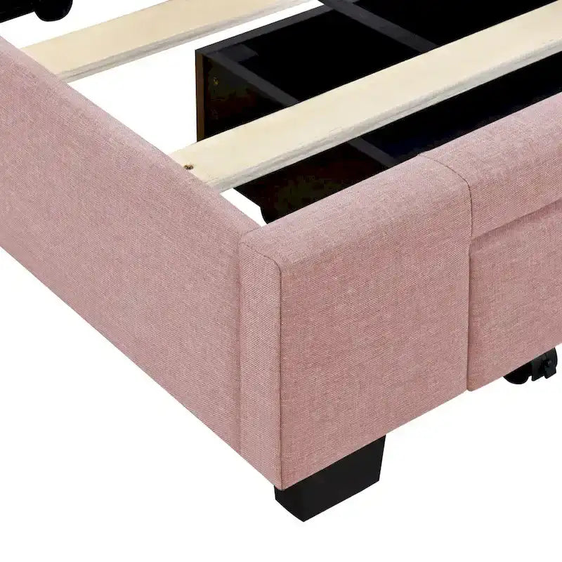 Letto Matrimoniale con Contenitore e 3 Cassetti