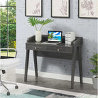 Scrivania a 2 cassetti con ripiano aperto per Home Office