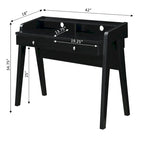Scrivania a 2 cassetti con ripiano aperto per Home Office