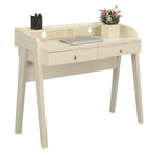 Scrivania a 2 cassetti con ripiano aperto per Home Office