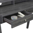 Scrivania a 2 cassetti con ripiano aperto per Home Office