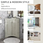 Mobiletto angolare per bagno e cucina con ripiani regolabili