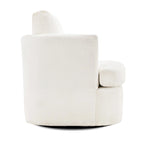 Set di 2 Poltrone Girevoli Moderne in Ciniglia