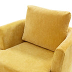 Set di 2 Poltrone Girevoli Moderne in Ciniglia