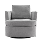 Set di 2 Poltrone Girevoli Moderne in Ciniglia