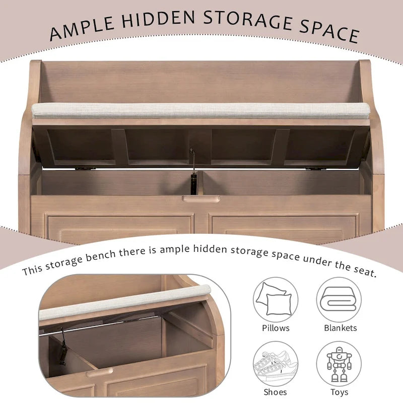 Panca multifunzione contenitore per ingresso