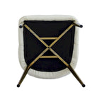 Set Moderno di 2 Sedie da Pranzo con Schienale Alto in Similpelle Beige