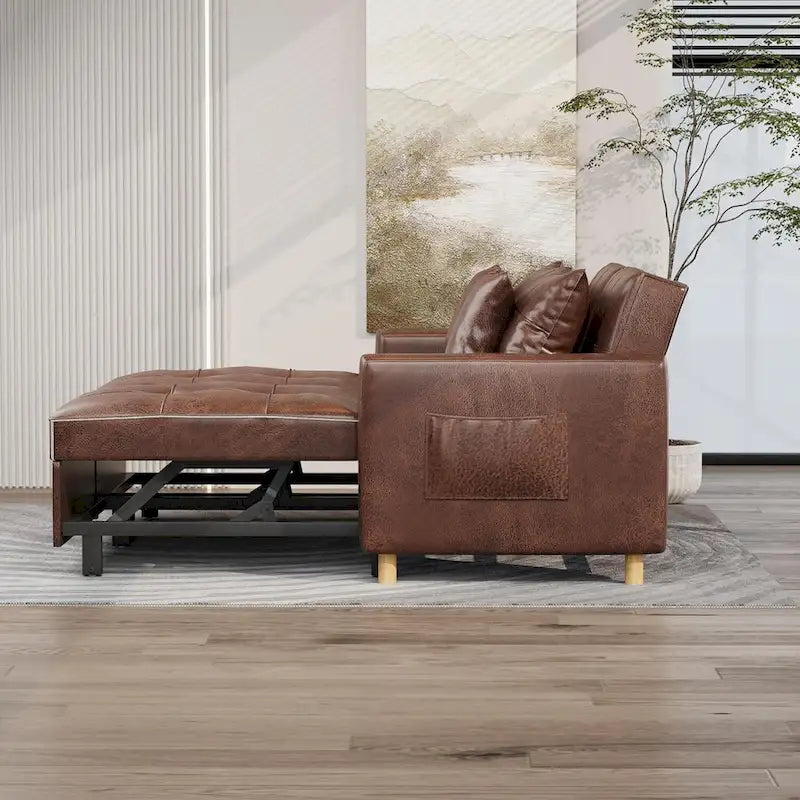 Poltrona letto convertibile 3-in-1 con divano doppio