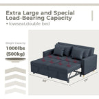 Poltrona letto convertibile 3-in-1 con divano doppio