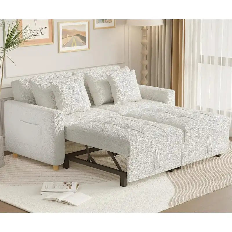 Poltrona letto convertibile 3-in-1 con divano doppio