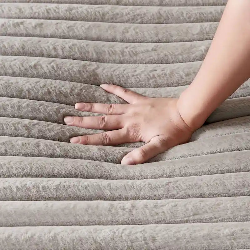 Divano Letto Matrimoniale Moderno, Comodo Divano Letto Cloud con Rivestimento in Morbida Corda Spessa